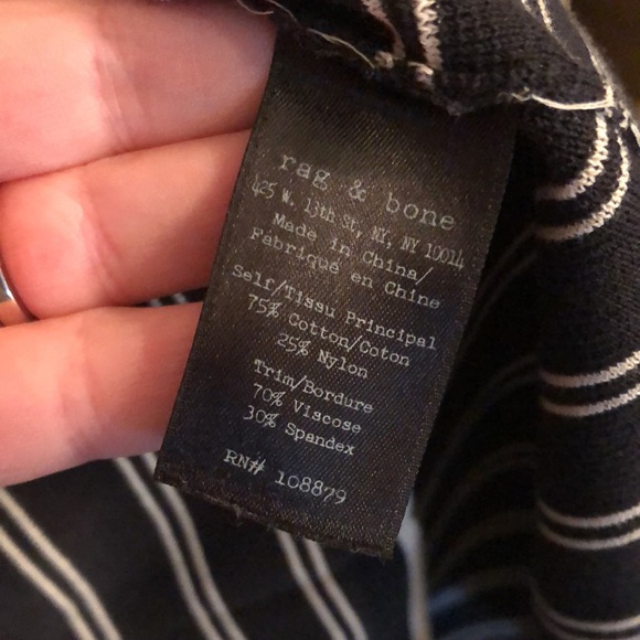 Rag and Bone Reagan Striped Mini Skirt w/Pockets - Picture 10 of 11